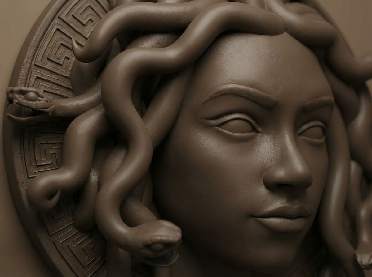 Medusa Duvar Dekoru & Işıklı Takı Tutucu – Mitolojik Sanat ve Fonksiyonelliğin Buluşması